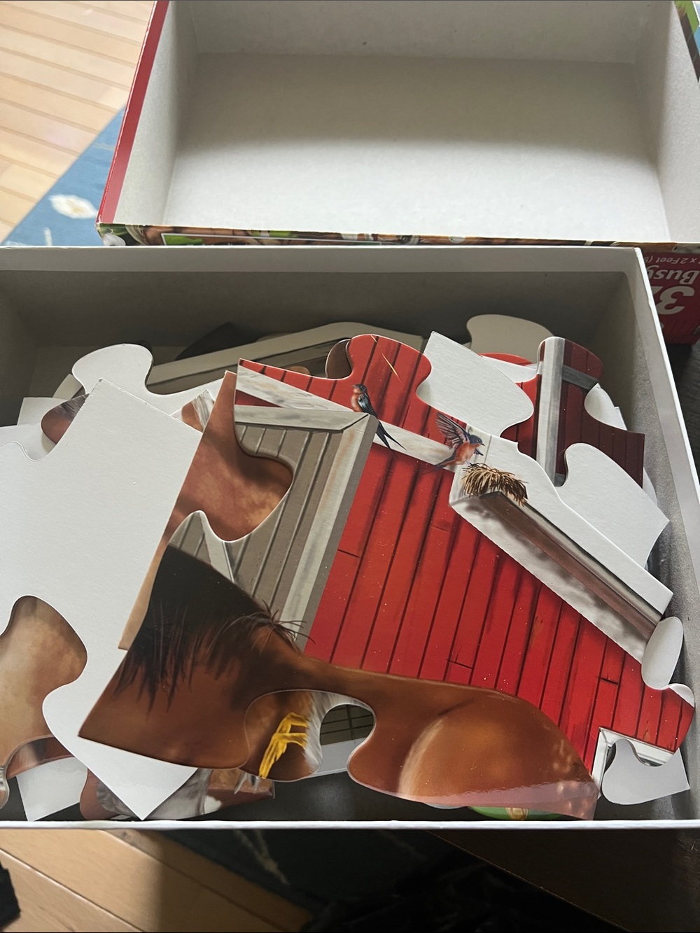 Melissa & Doug Red Barn Farm 32-Piece Floor Puzzle - Picture 2 of 2